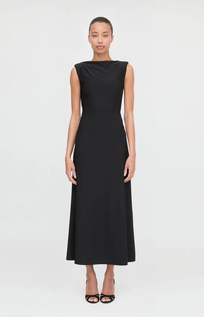 The Sloane Dress in Black Jersey