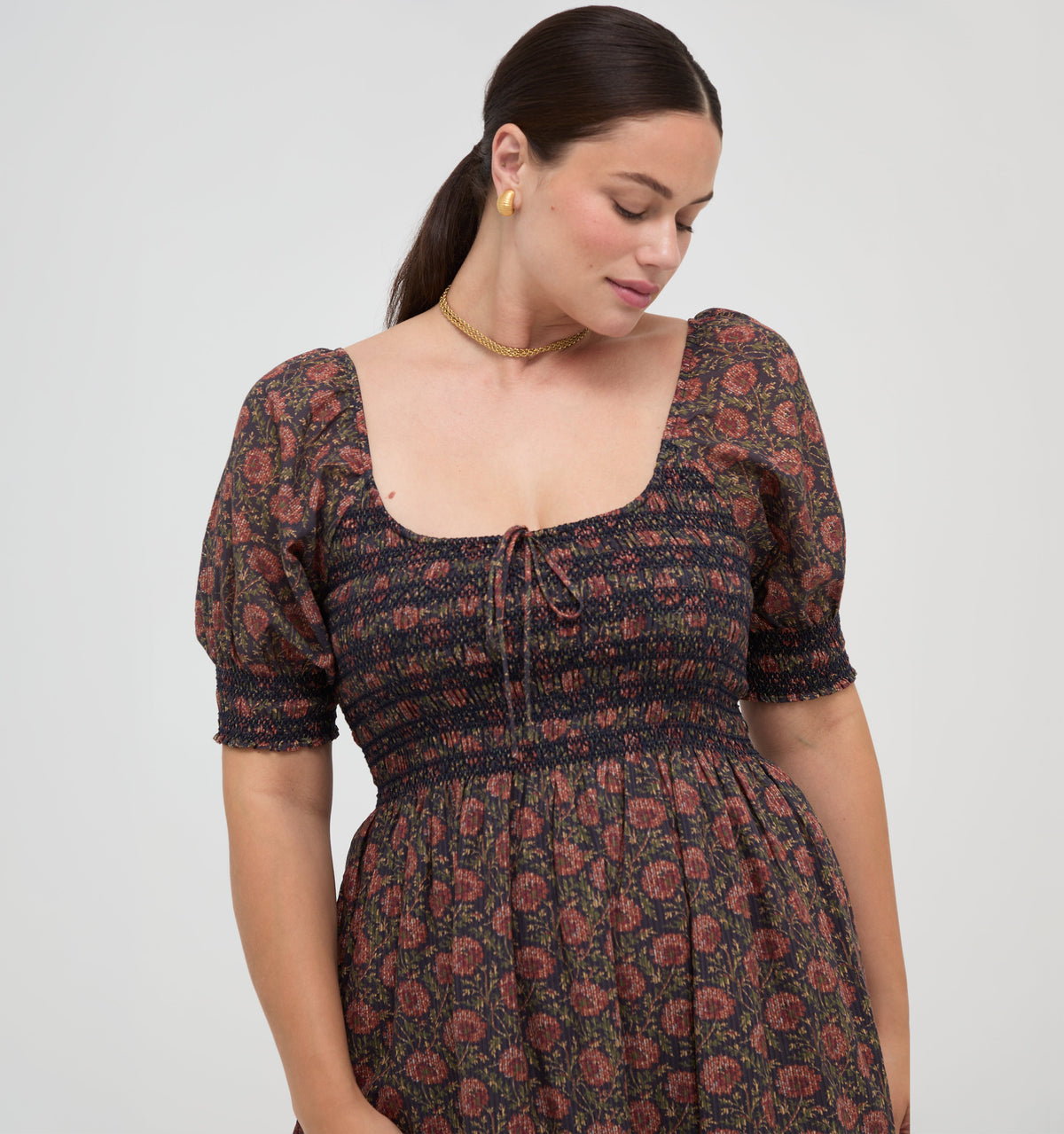 The Madeline Nap Dress in Thornfield Tapestry