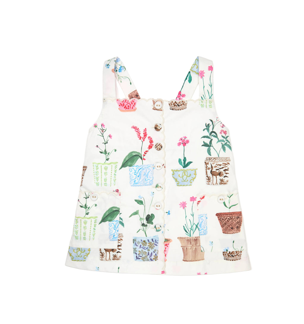 The Tiny Akira Dress in Flower Pots