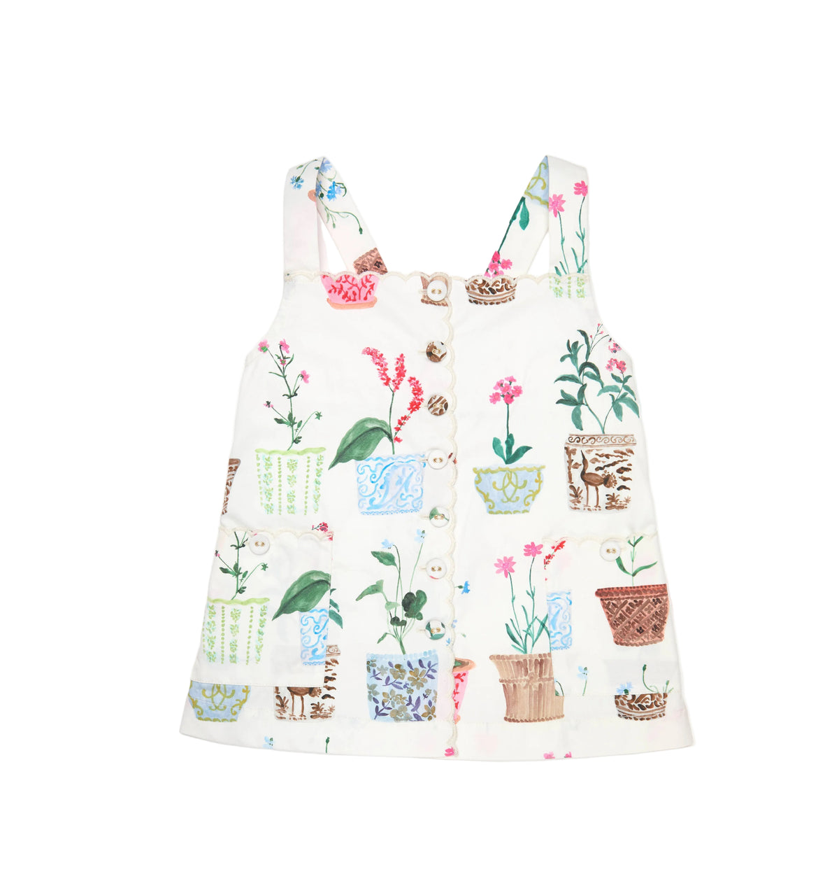 The Tiny Akira Dress in Flower Pots