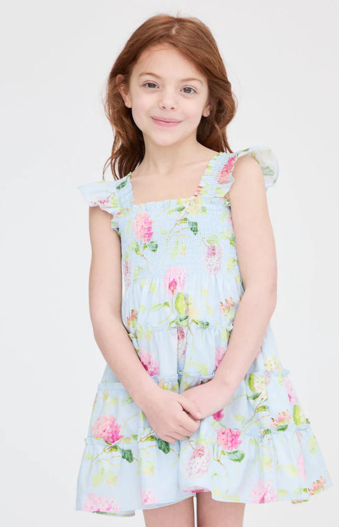 The Tiny Ellie Nap Dress in Hydrangea Chintz