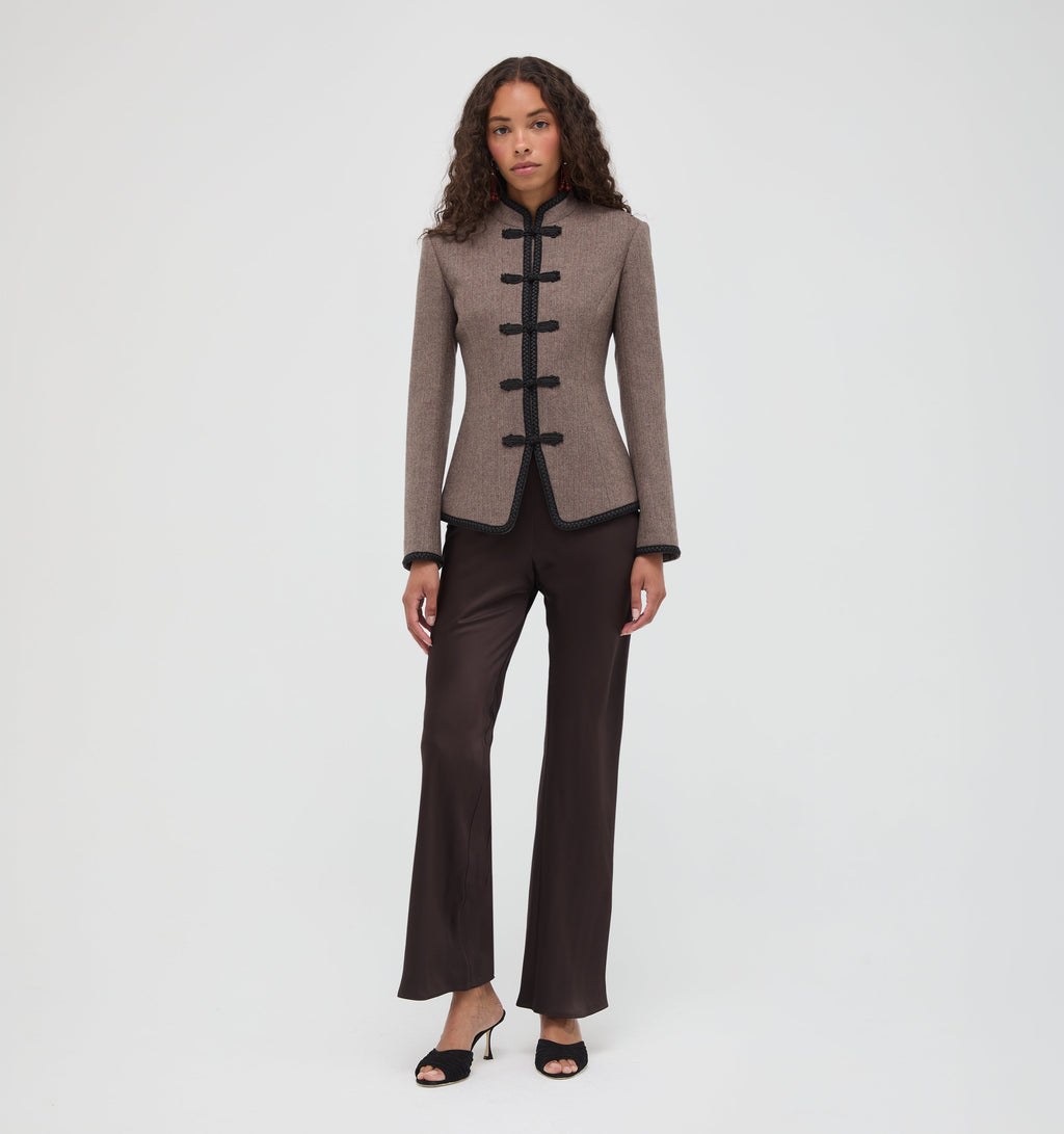 The Beverly Pant in Chocolate