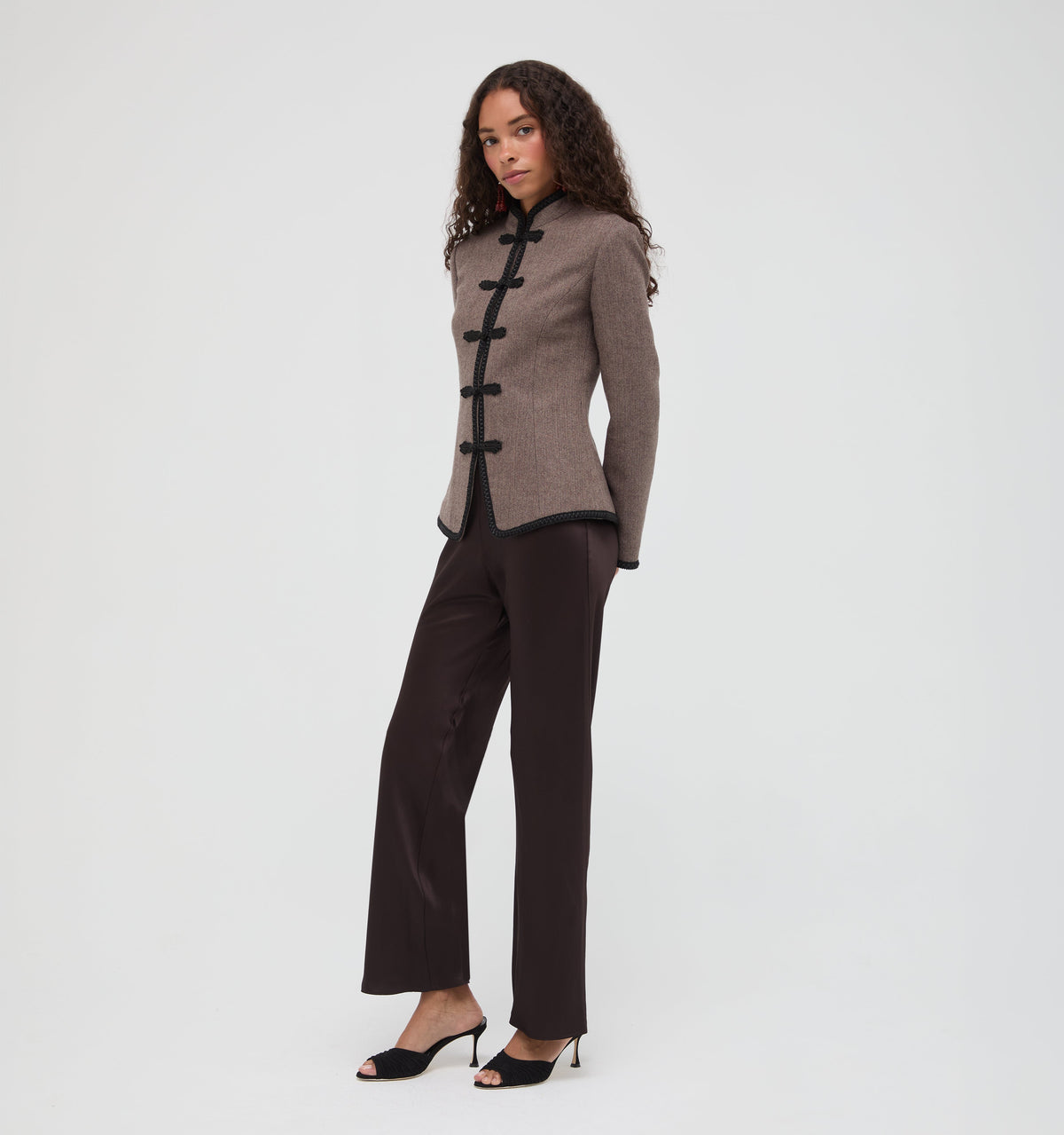 The Beverly Pant in Chocolate