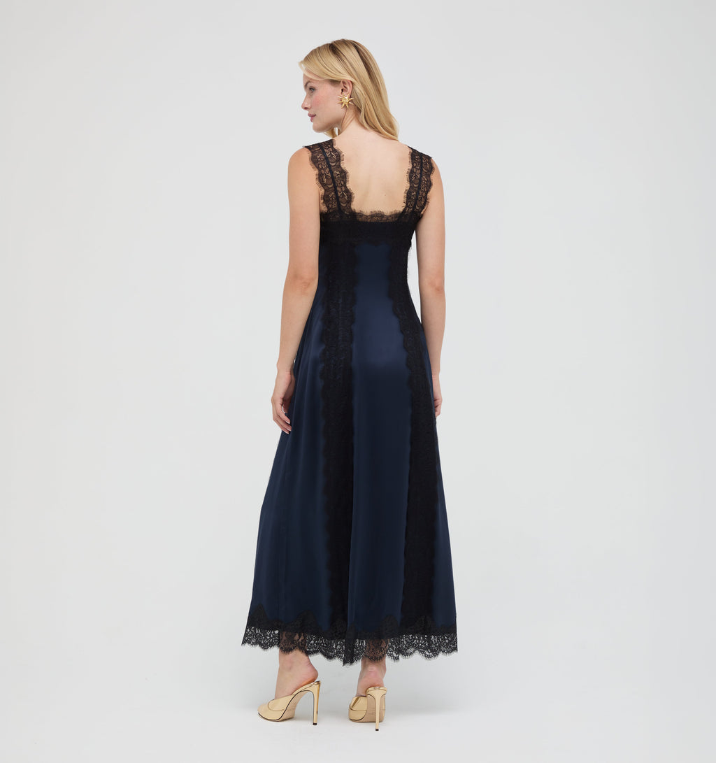 The Winsome Dress in Midnight Navy