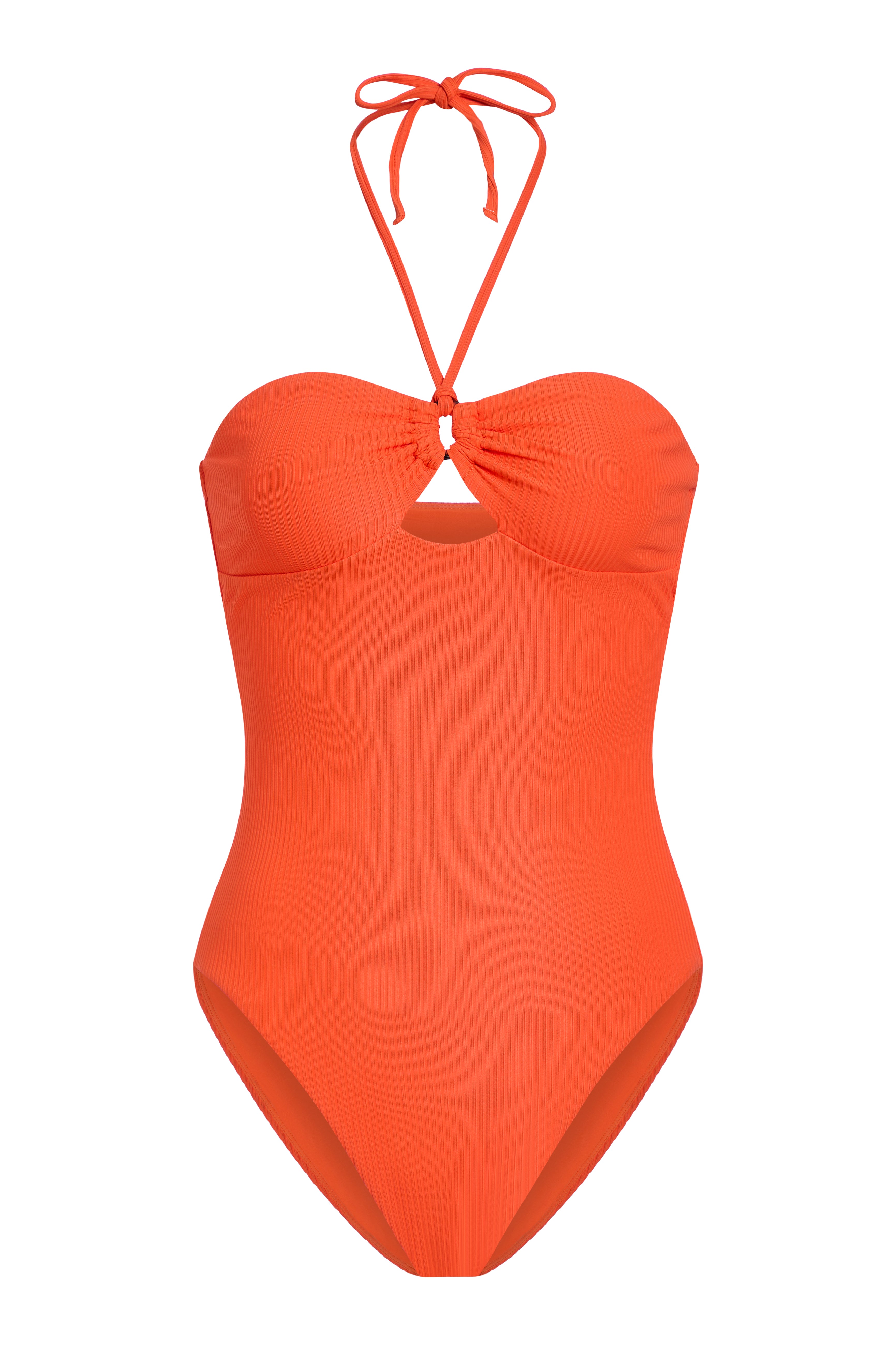 The Zoe One Piece in Vermillion