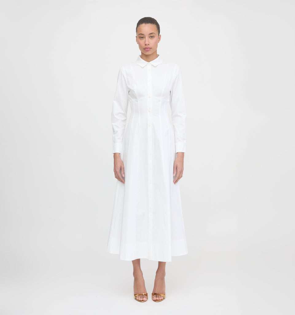 The Alandra Dress in White