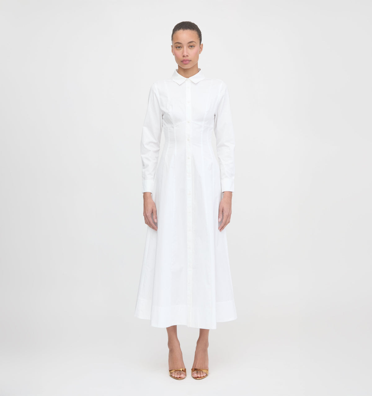 The Alandra Dress in White