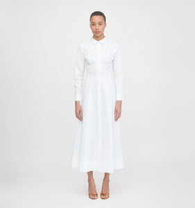 The Alandra Dress in White