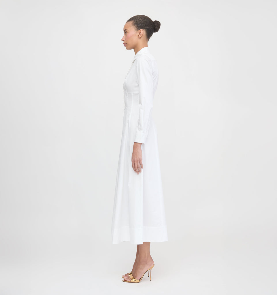 The Alandra Dress in White