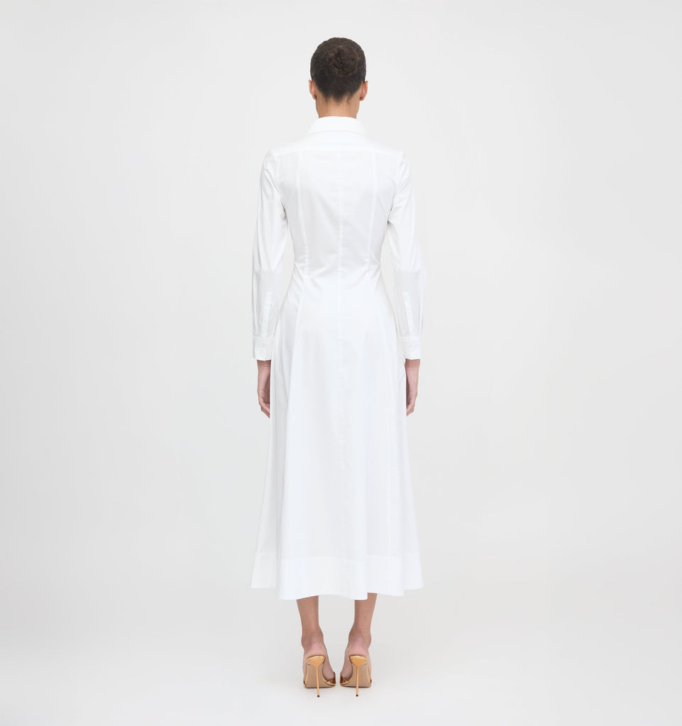 The Alandra Dress in White