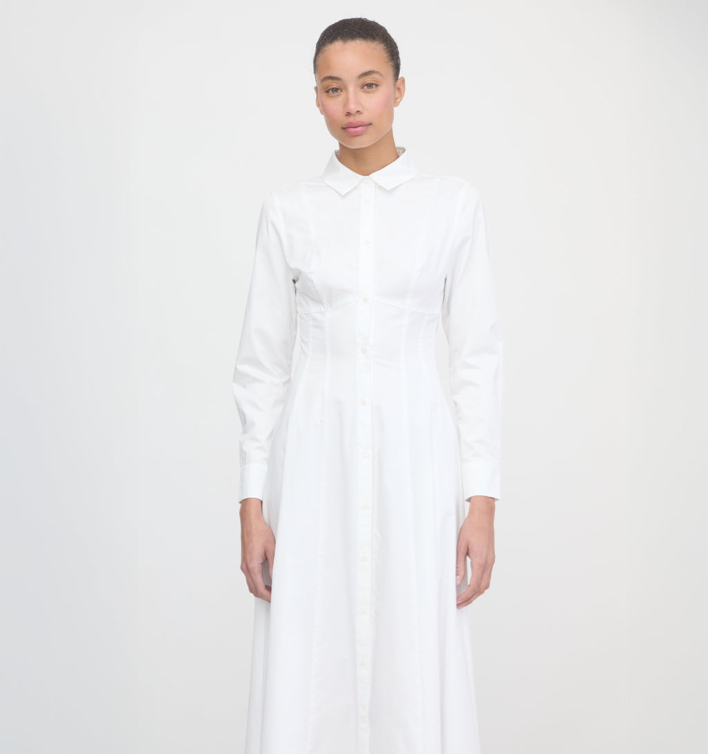 The Alandra Dress in White