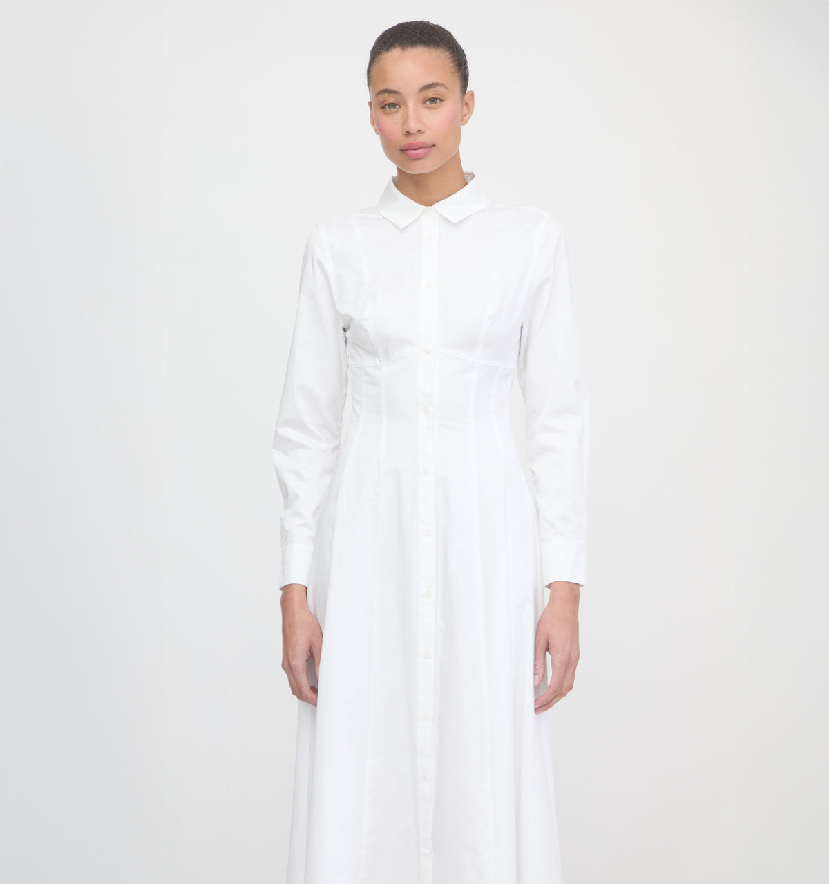 The Alandra Dress in White