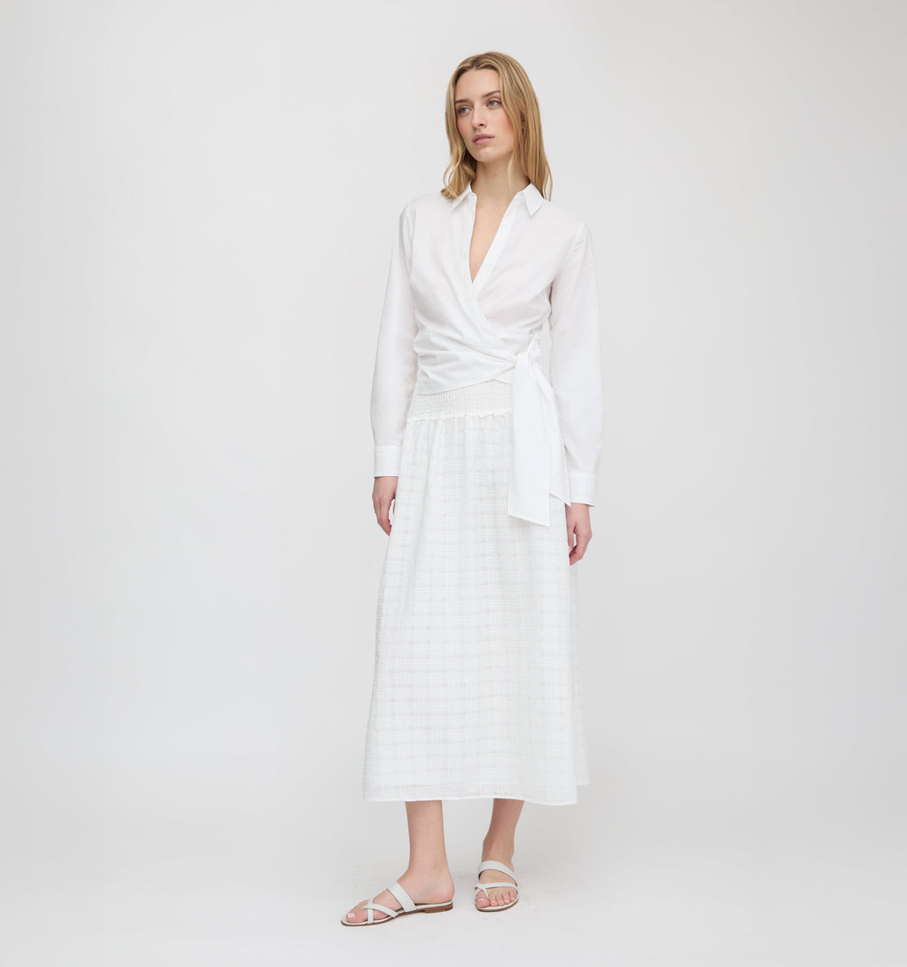 The Amaris Top in White