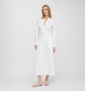 The Amaris Top in White