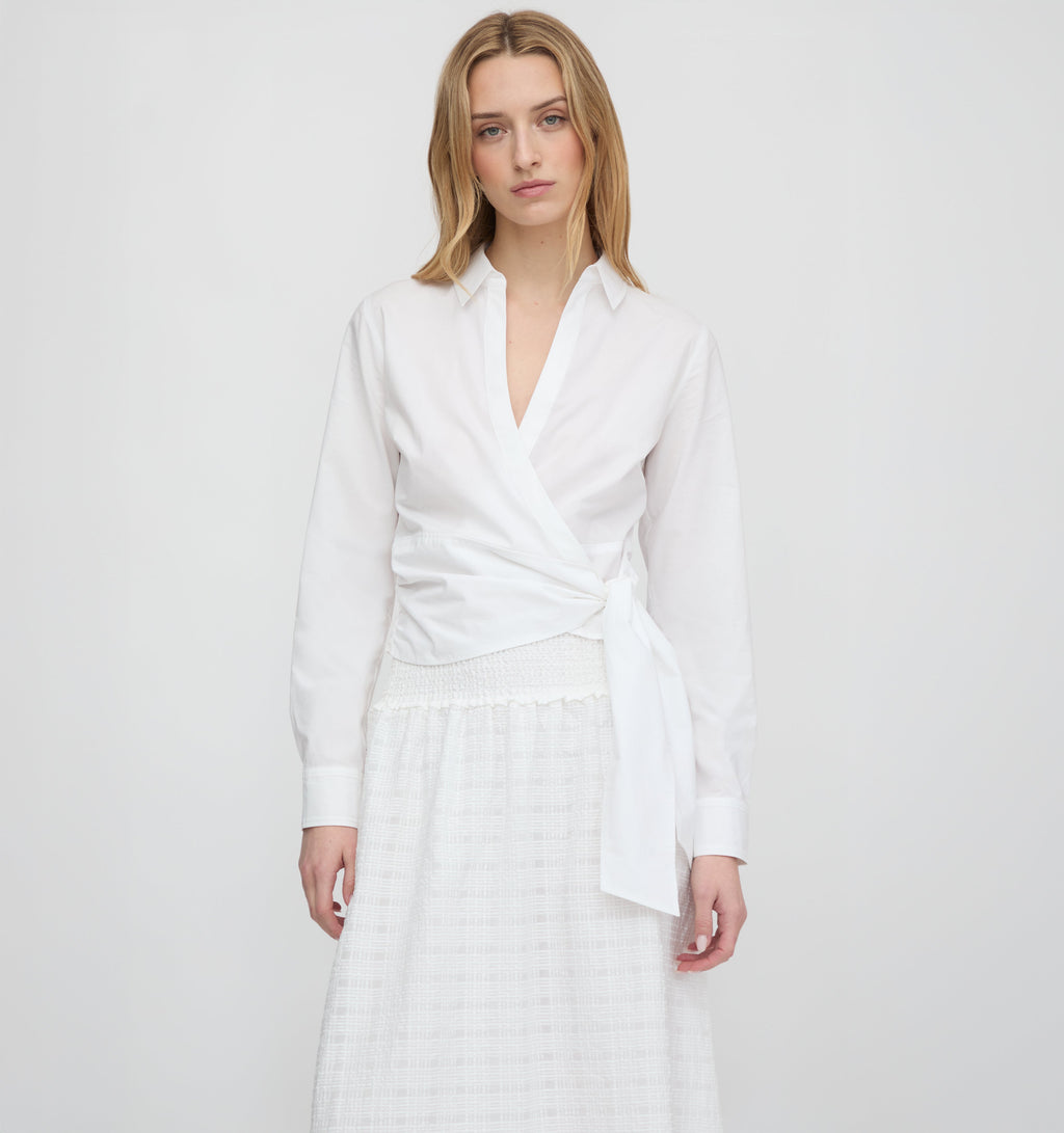 The Amaris Top in White