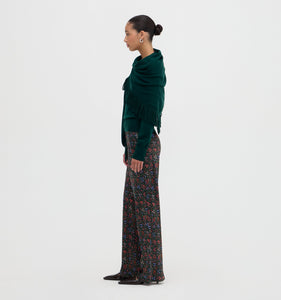 The Amelia Sweater in Pine Green