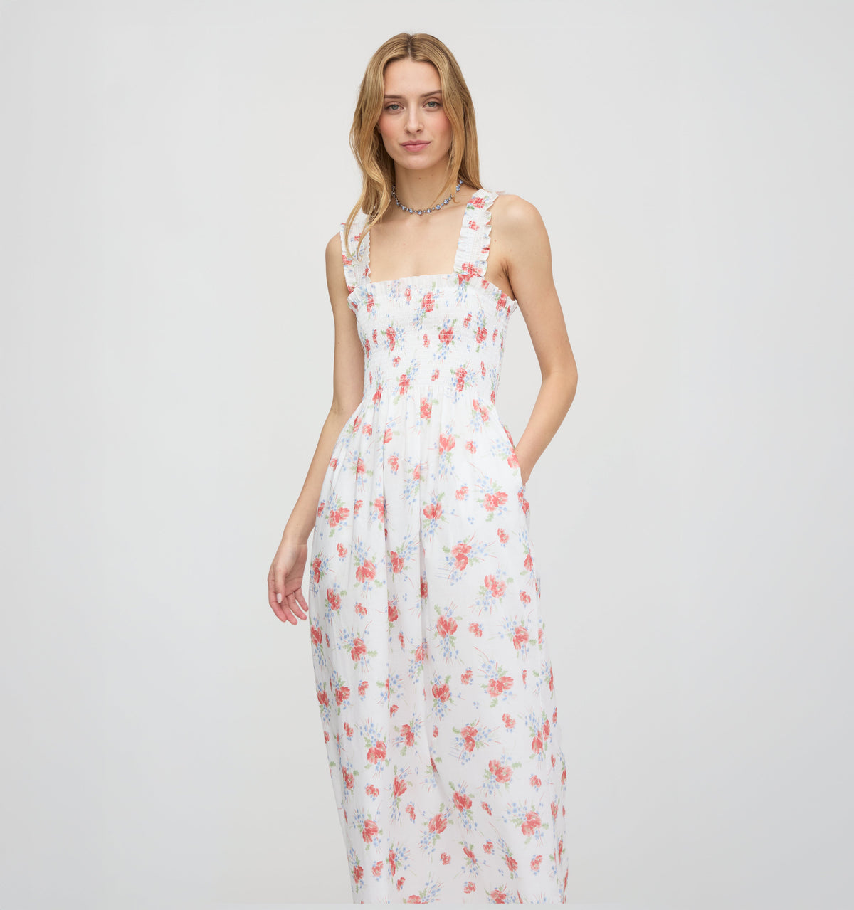 The Ashlyn Nap Dress in Sunburst Blossoms