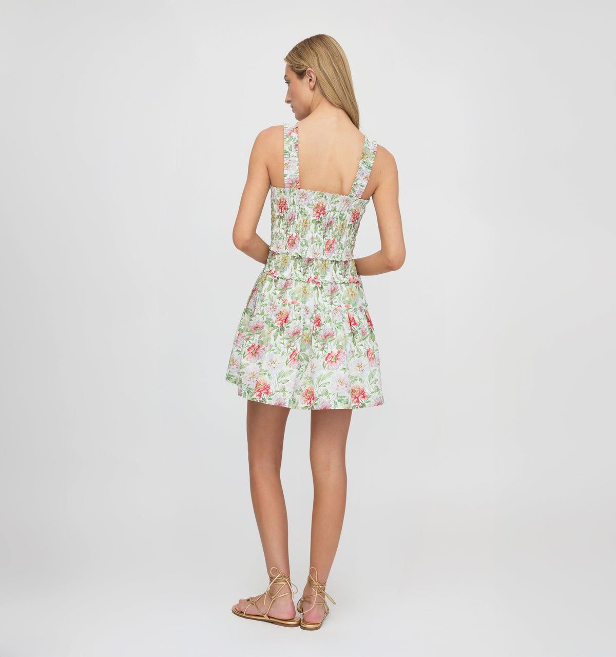 The Azalea Mini Nap Dress in Peony Chintz