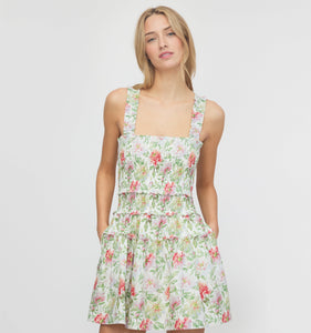 The Azalea Mini Nap Dress in Peony Chintz
