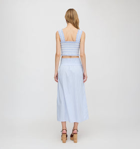 The Azalea Nap Top in Blue/White Stripe