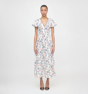 The Brie Dress in Scallop Bow Chintz Pink