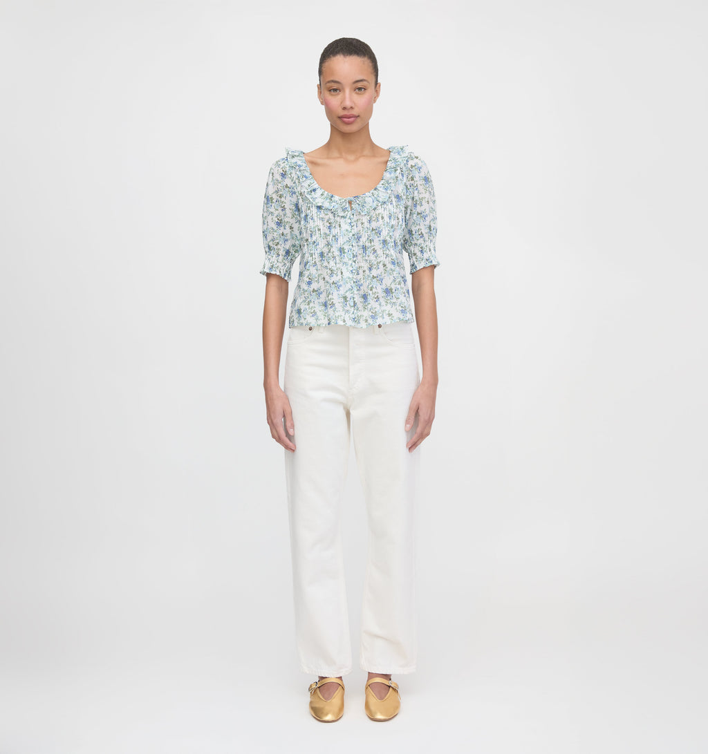 The Camri Top in English Daisy