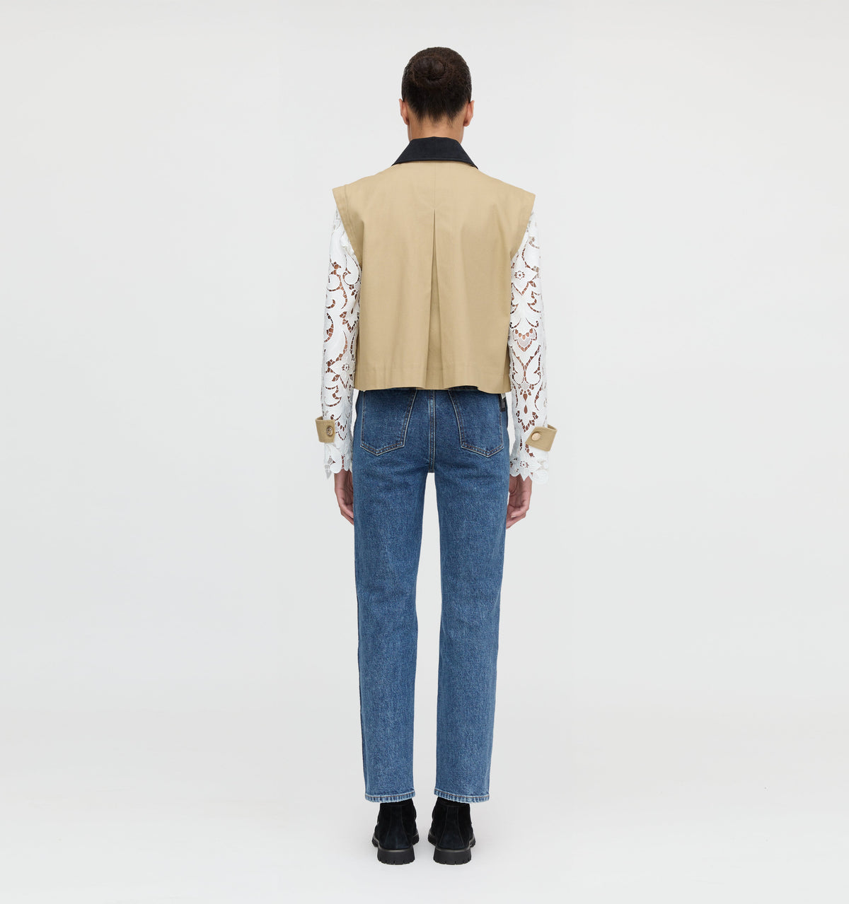 The Clarisse Jacket in Khaki Canvas