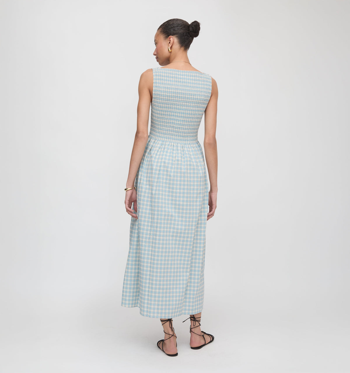 The Cosima Nap Dress in Blue & Red Gingham