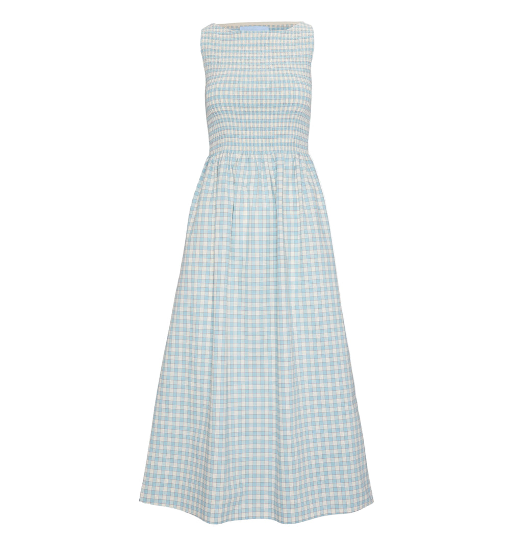 The Cosima Nap Dress in Blue & Red Gingham