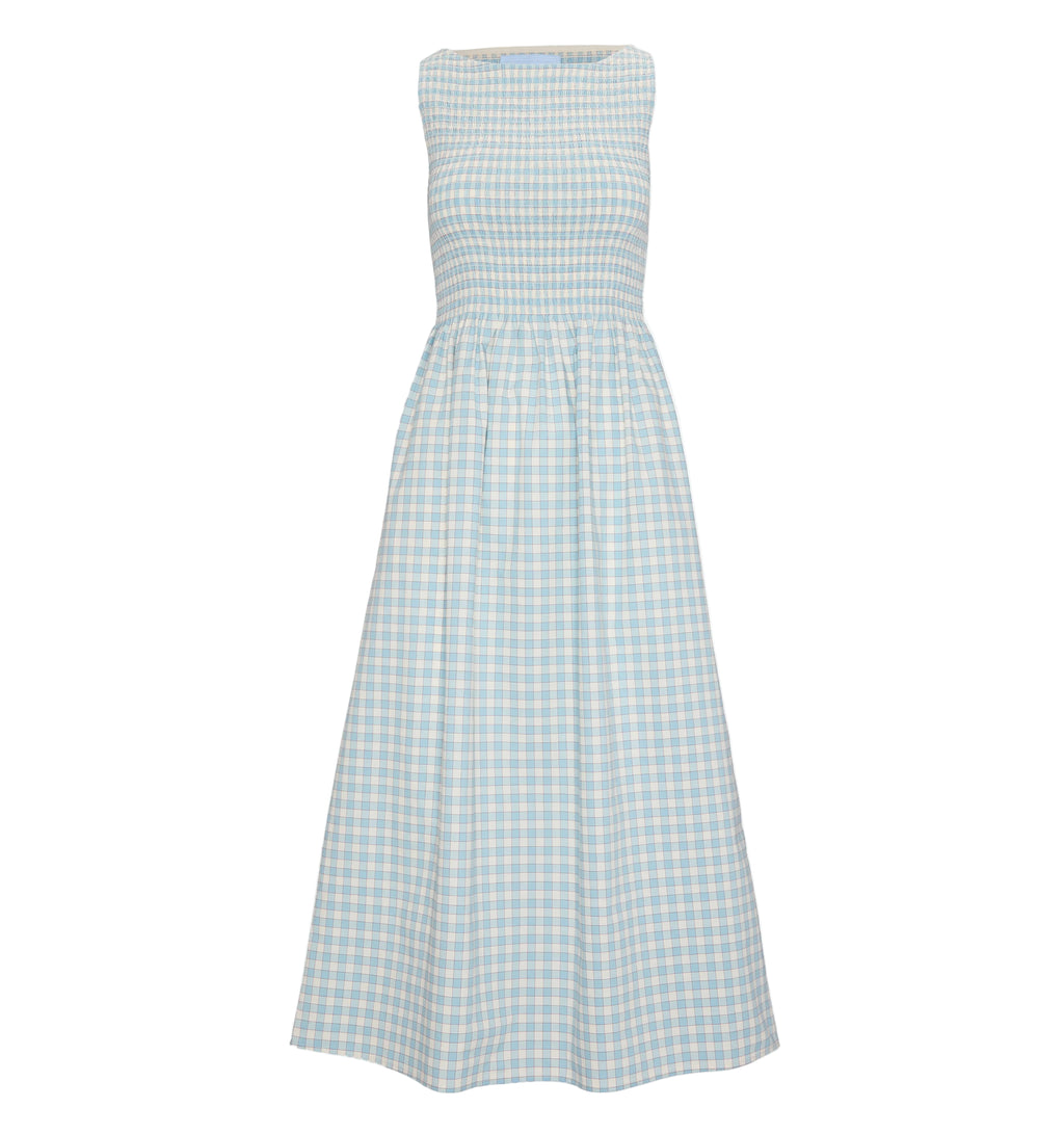 The Cosima Nap Dress in Blue & Red Gingham