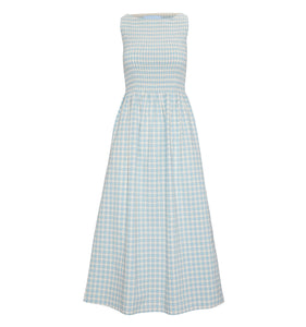 The Cosima Nap Dress in Blue & Red Gingham