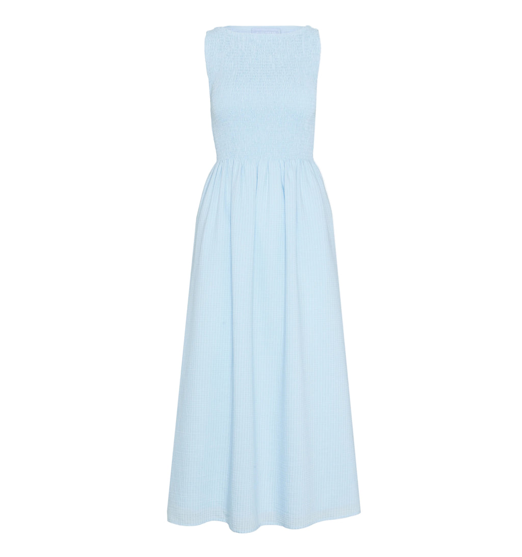 pale blue cocktail dress The Cosima Nap Dress in Pale Blue XXXXL