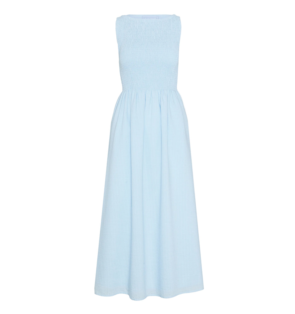 The Cosima Nap Dress in Pale Blue