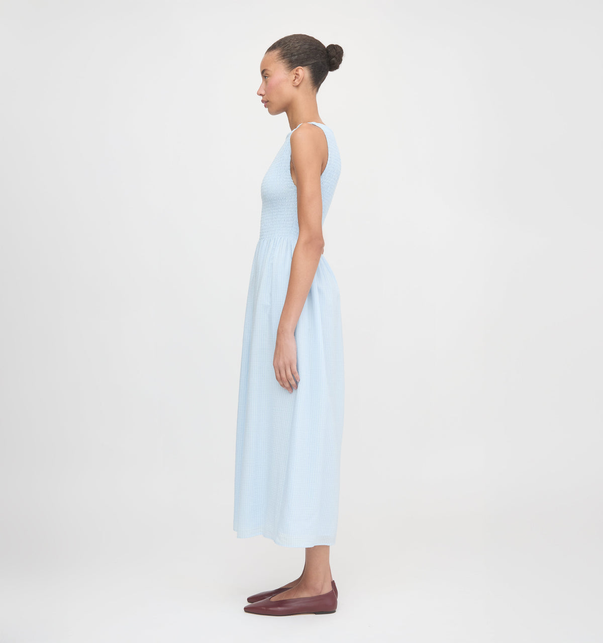 The Cosima Nap Dress in Pale Blue