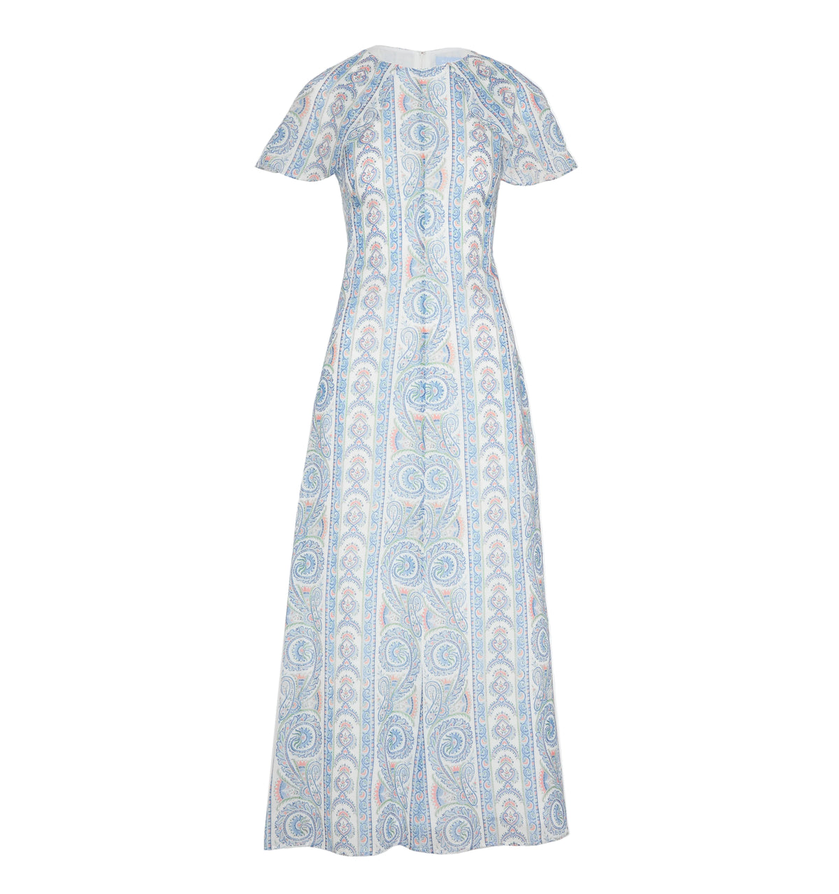 The Davina Dress in Blue Corsica Paisley