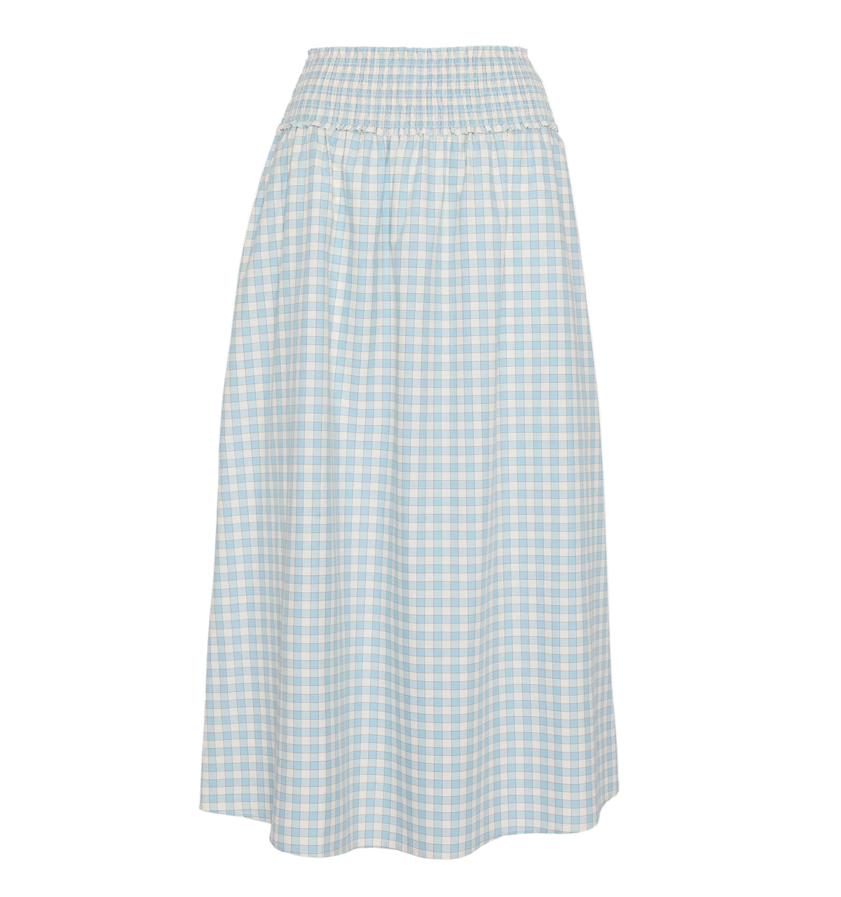 The Delphine Nap Skirt in Blue & Red Gingham