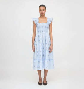 The Ellie Nap Dress in Bluebell Waltz