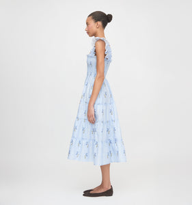 The Ellie Nap Dress in Bluebell Waltz