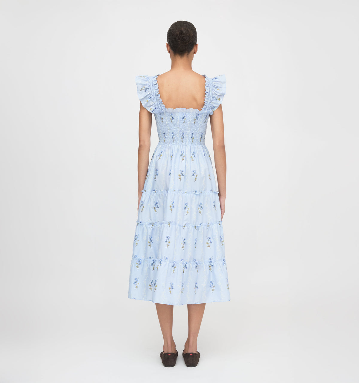 The Ellie Nap Dress in Bluebell Waltz