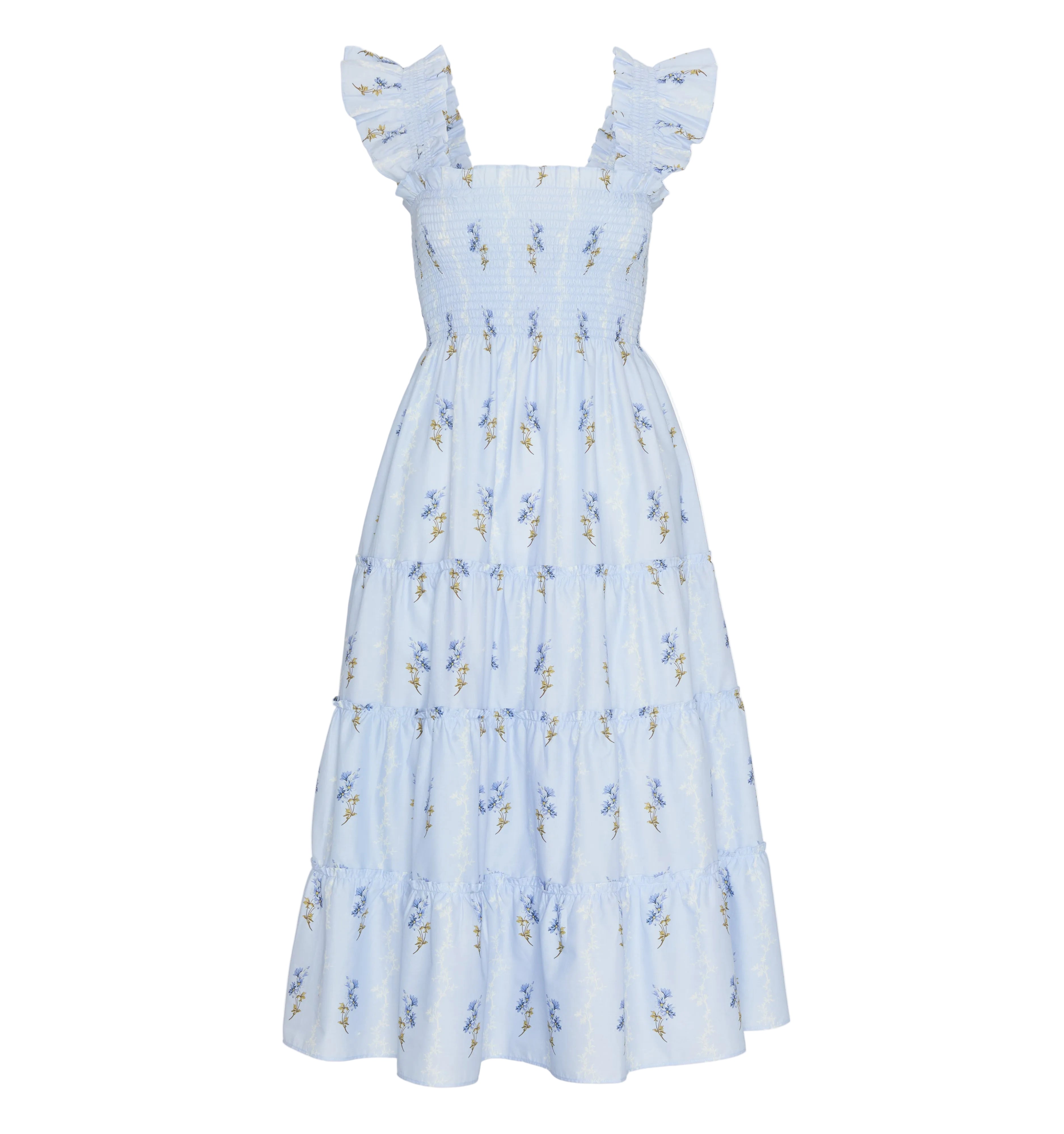 The Ellie Nap Dress in Bluebell Waltz