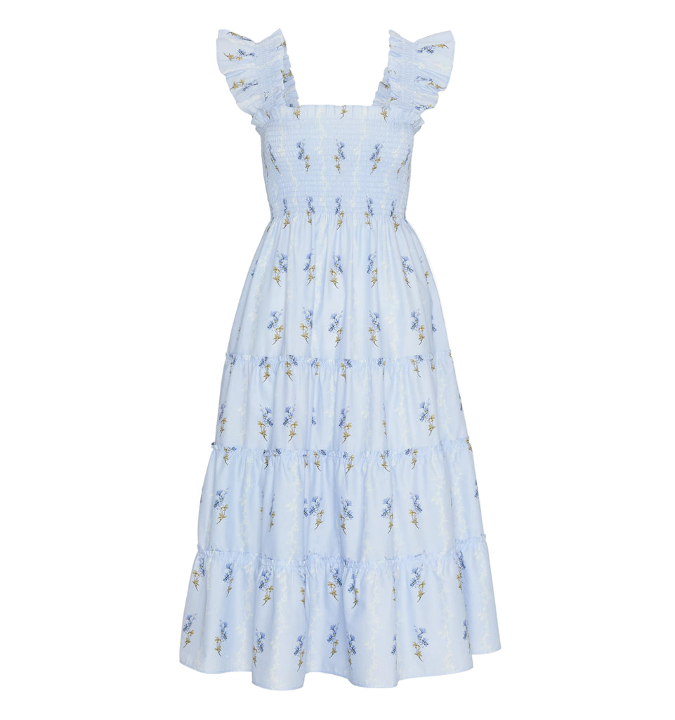 The Ellie Nap Dress in Bluebell Waltz