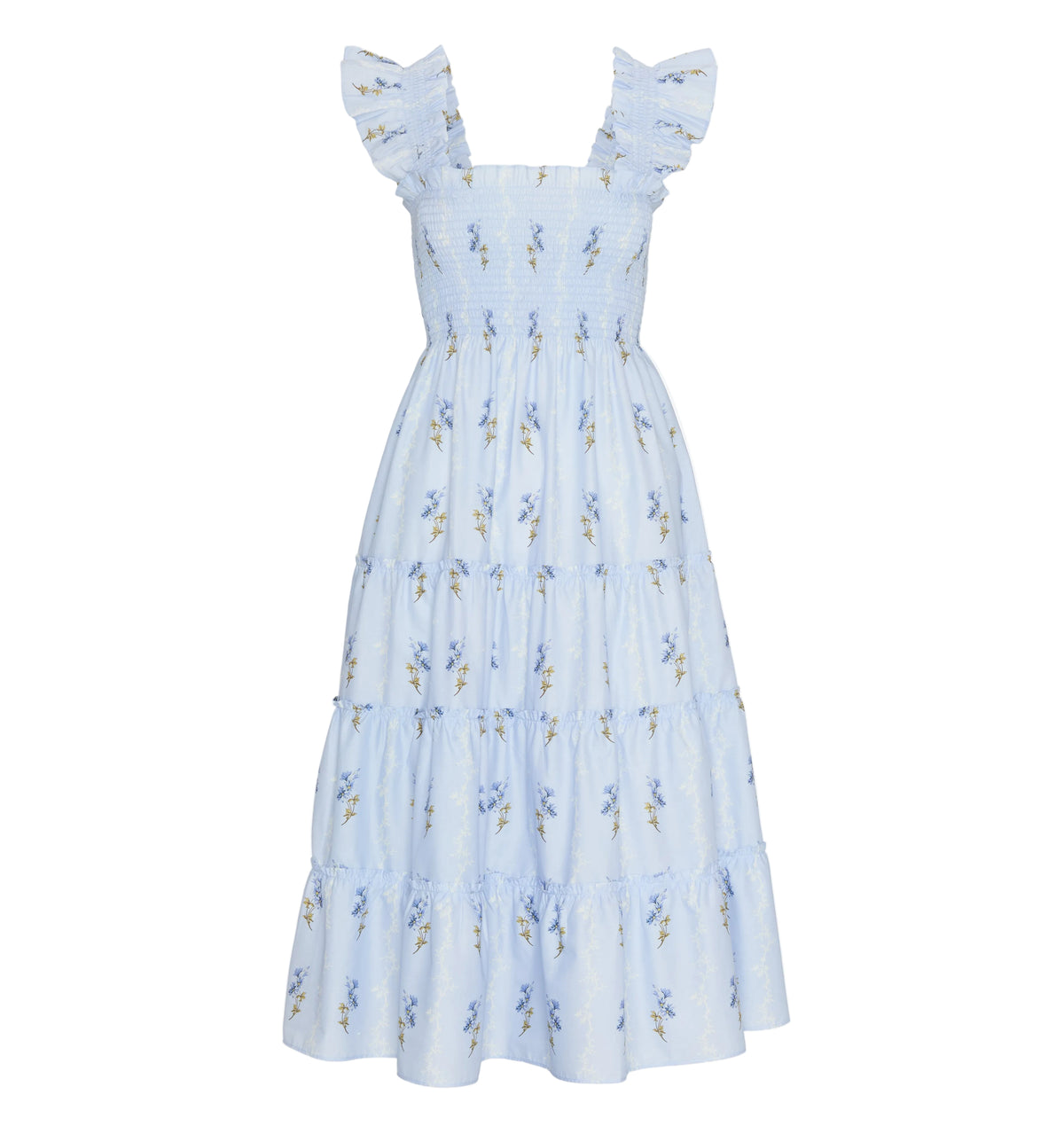 The Ellie Nap Dress in Bluebell Waltz
