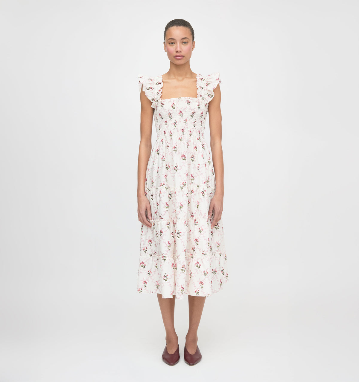 The Ellie Nap Dress in Briar Trellis