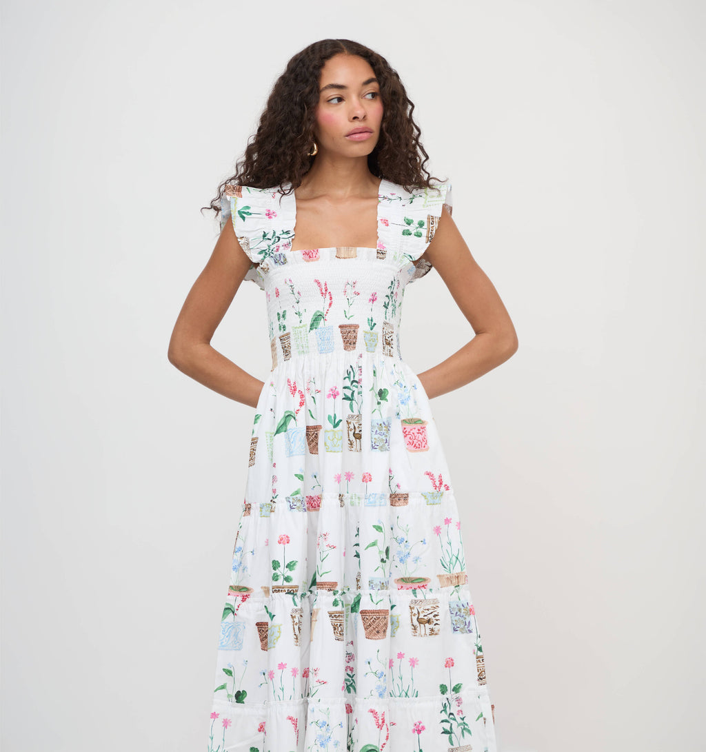 Hill House Home Women's The Ellie Nap Dress - Flower Pots
