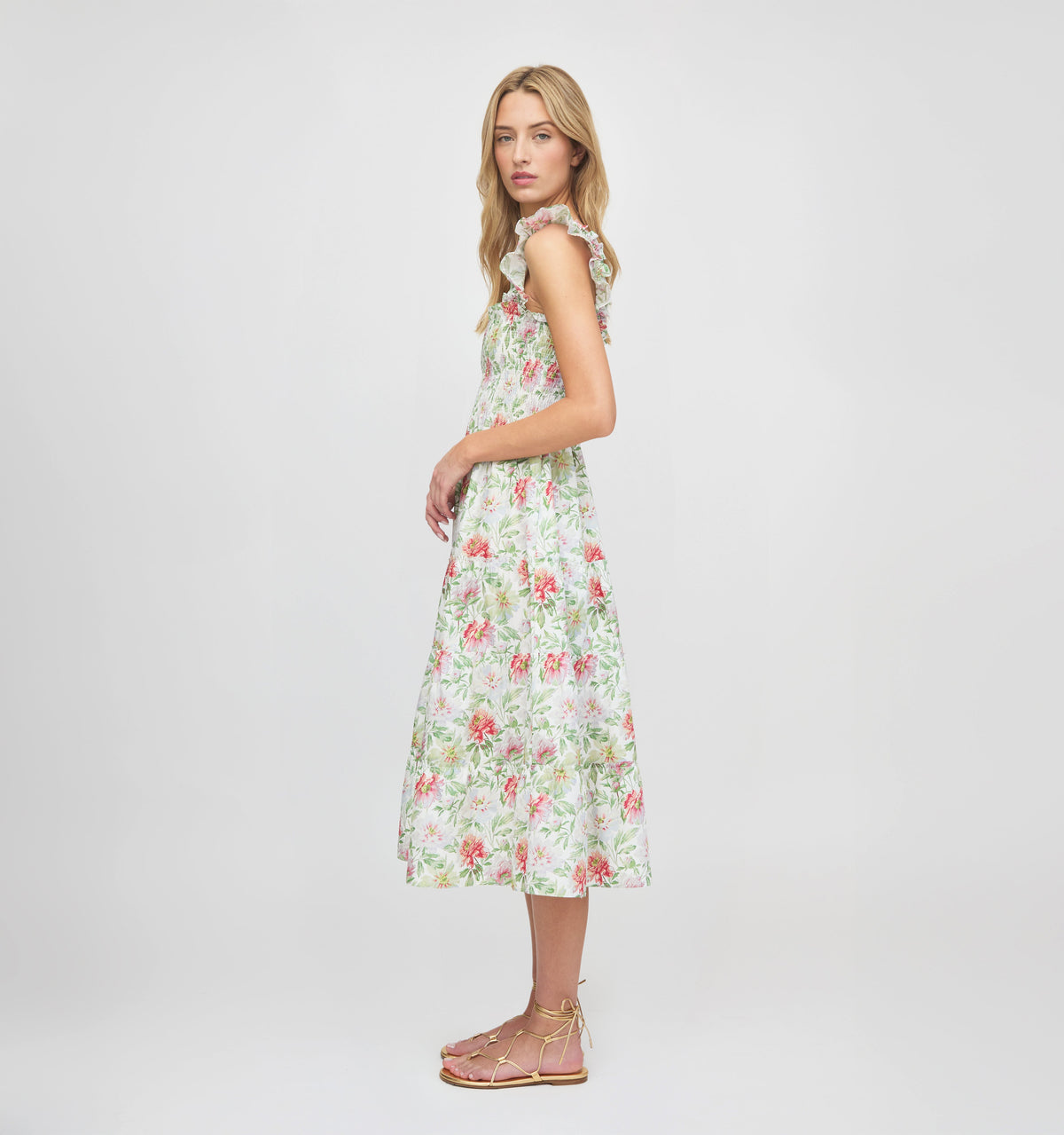The Ellie Nap Dress in Peony Chintz