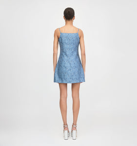 The Fae Dress in Blue Dancing Willow