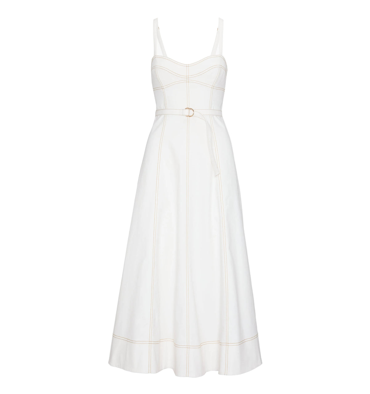 The Fiona Dress in Off White