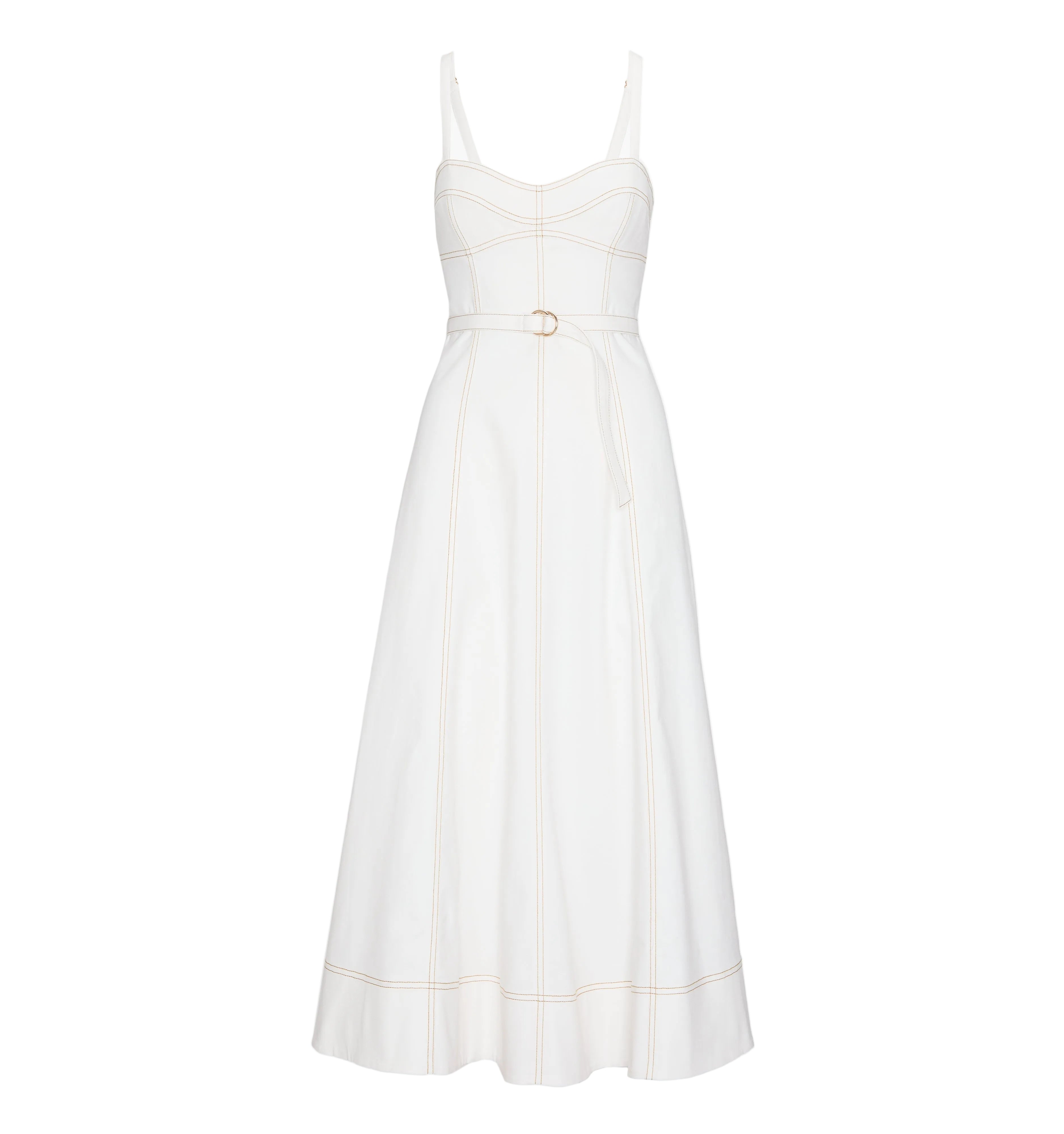 The Fiona Dress in Off White