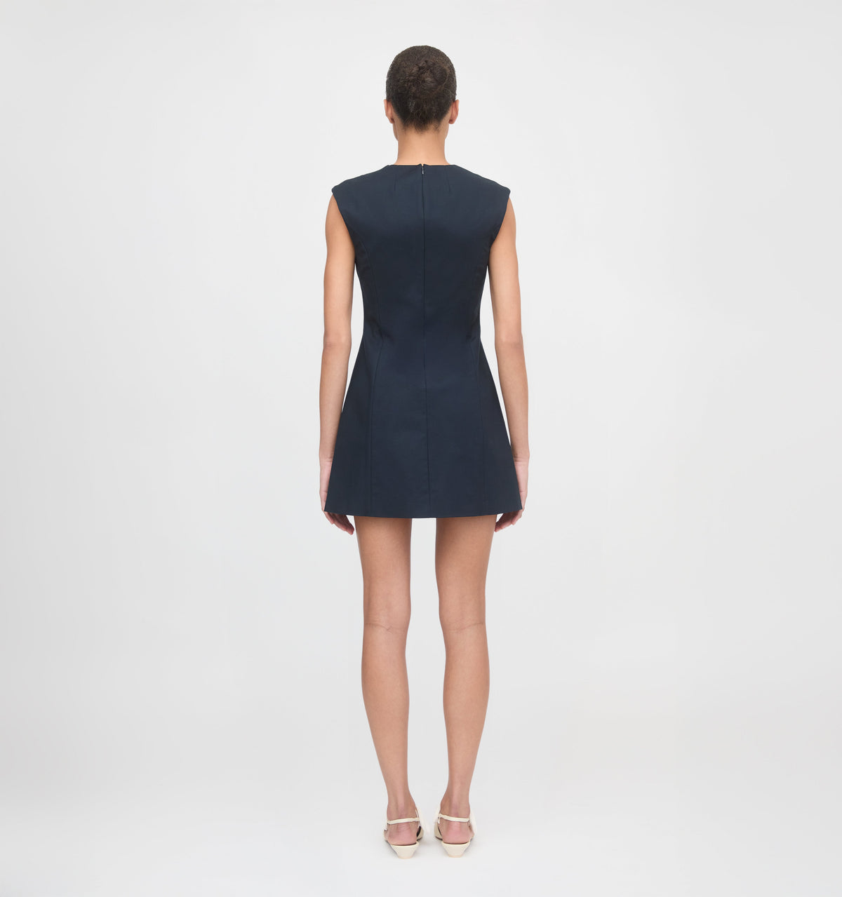 The Holly Dress in Dark Navy
