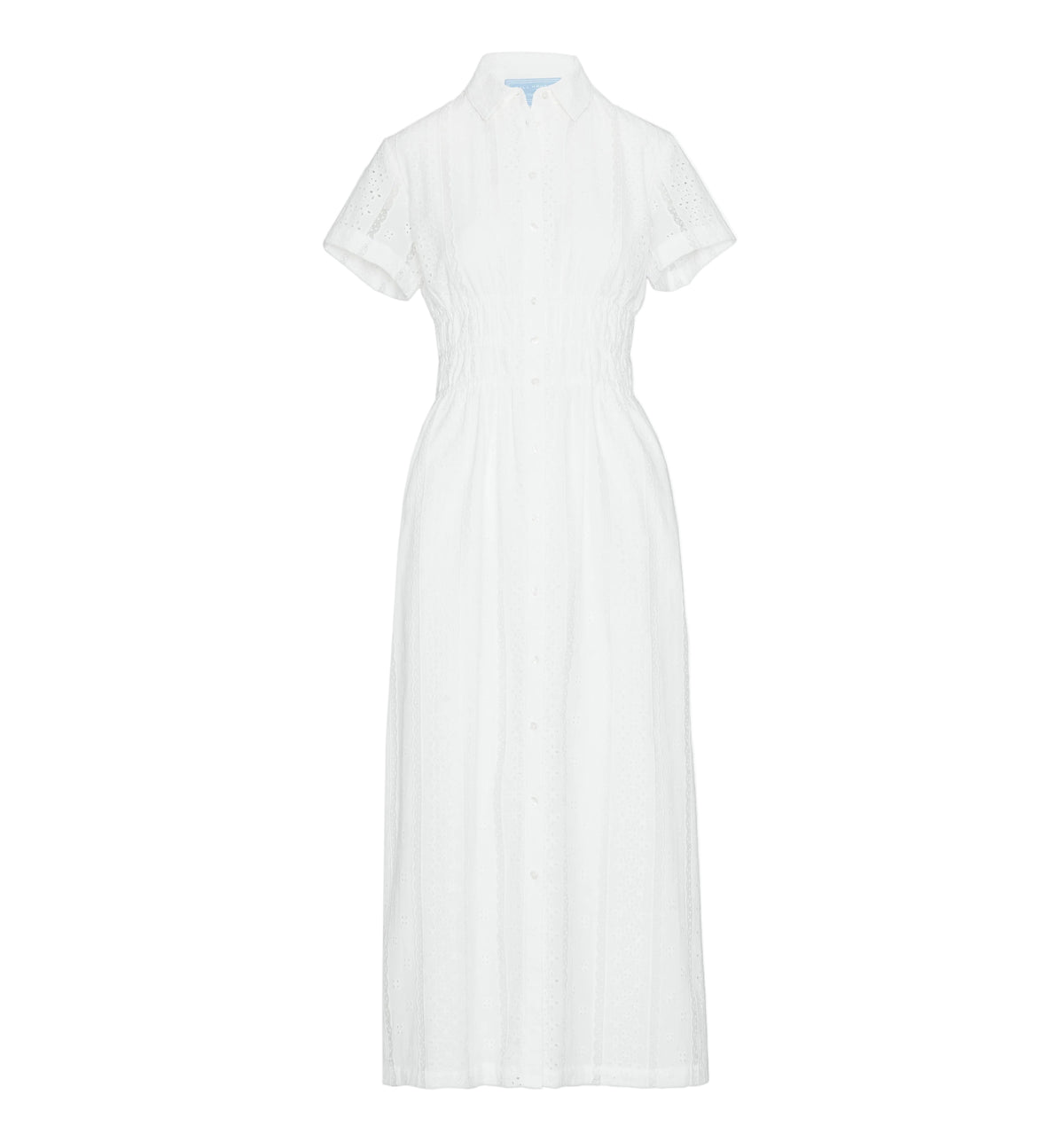 The Jamie Nap Dress in White Broderie Voile
